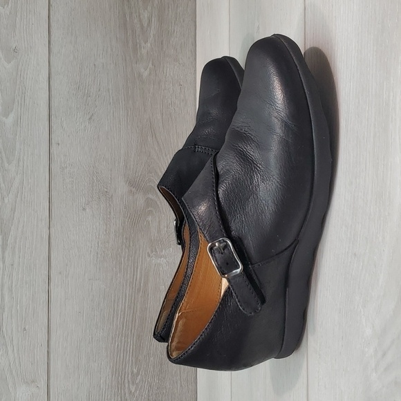 Dansko Women Marisa Comfort Mary Jane Leather Wedge Clogs shoes sz 38/7.5-8 - Picture 2 of 13